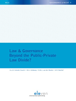 cover image of Law & Governance--Beyond the Public-Private Law Divide?